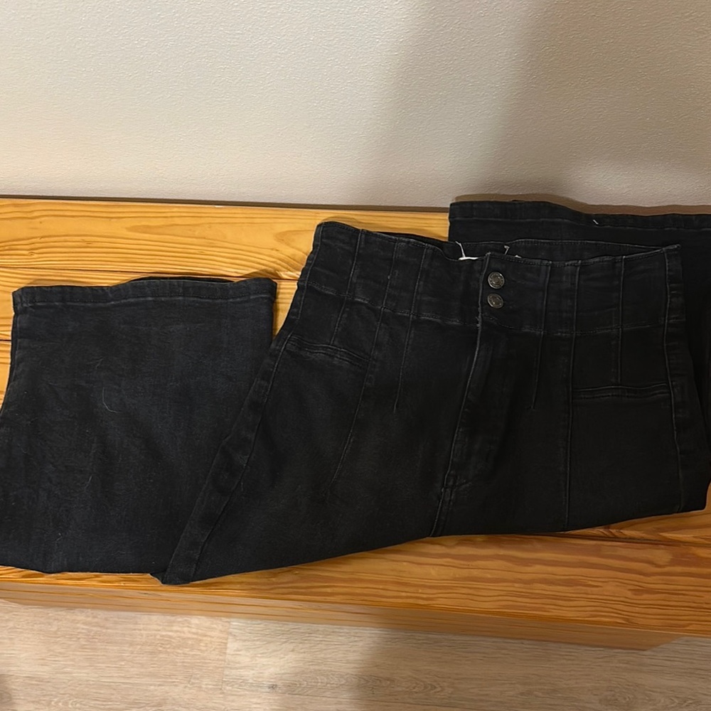 Black Free People Women's Bell Bottoms